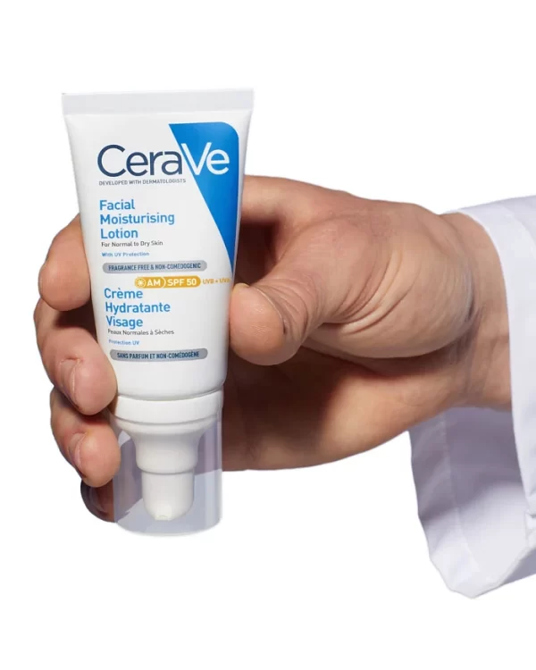 Cerave AM Facial Moisturising Lotion SPF 50 (52ml) - Image 2